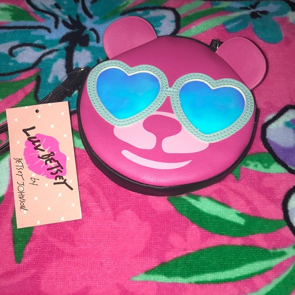 NWT Betsey Johnson Hoy Pink Bunny Purse/wristlet - Picture 2 of 10